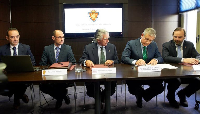 En un despacho de abogados de la capital aragonesa se ha dado oficialidad a esta operación