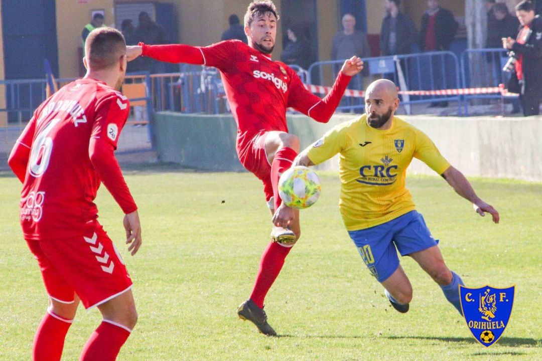 Chechu Flores en el partido del pasado fin de semana ante el Nástic de Tarragona