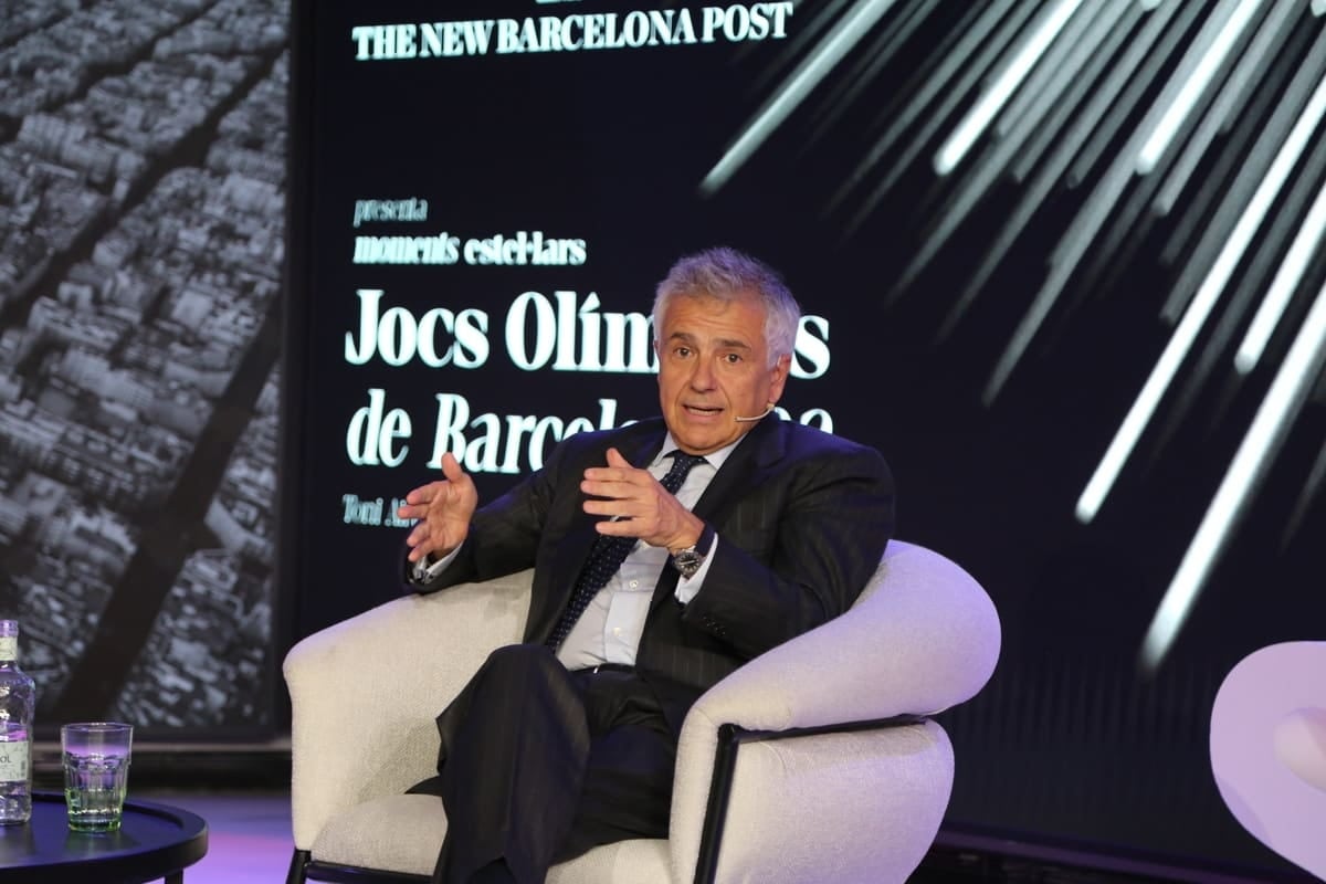 Juan Antonio Samaranch, vicepresidente del Comité Olímpico Internacional, en la charla organizada por The New Barcelona Post