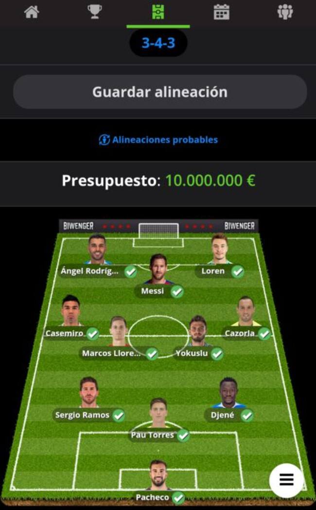 Los comentaristas de 'El Larguero' completan el equipo para la jornada 25 en Primera División en Biwenger