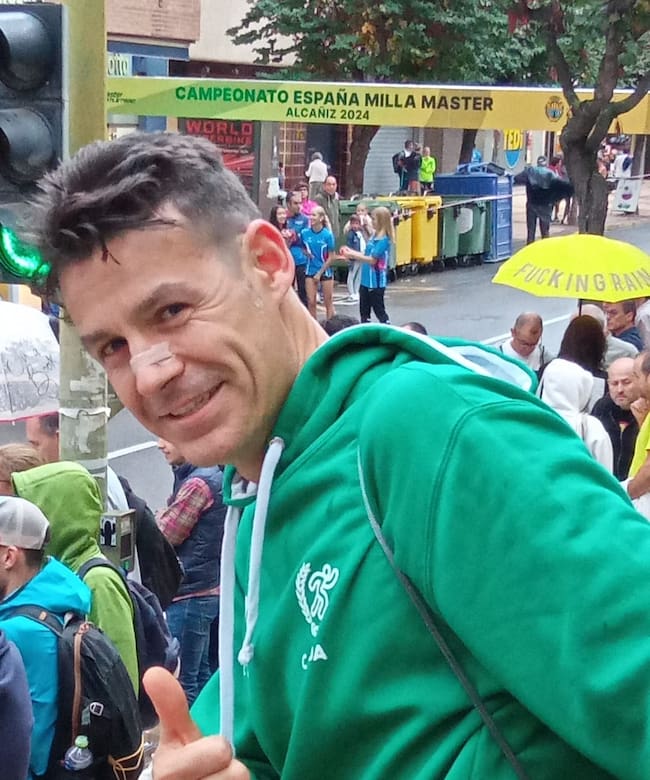 Pepe González subió al podio en el Nacional de MIlla de Alzañiz