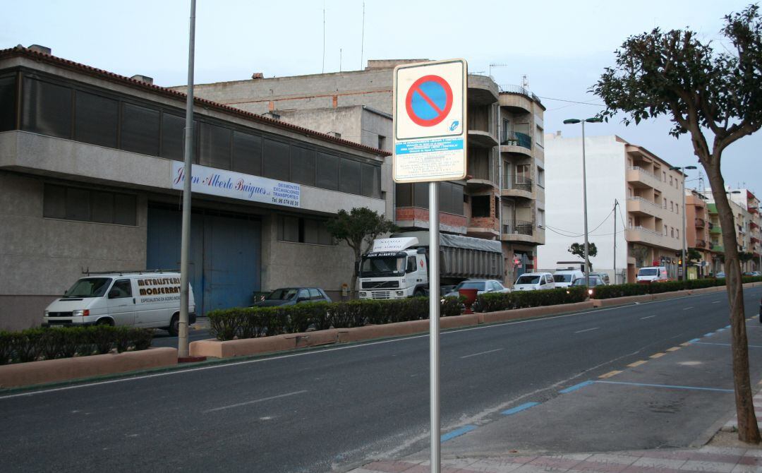 Avenida Mediterráneo. Teulada