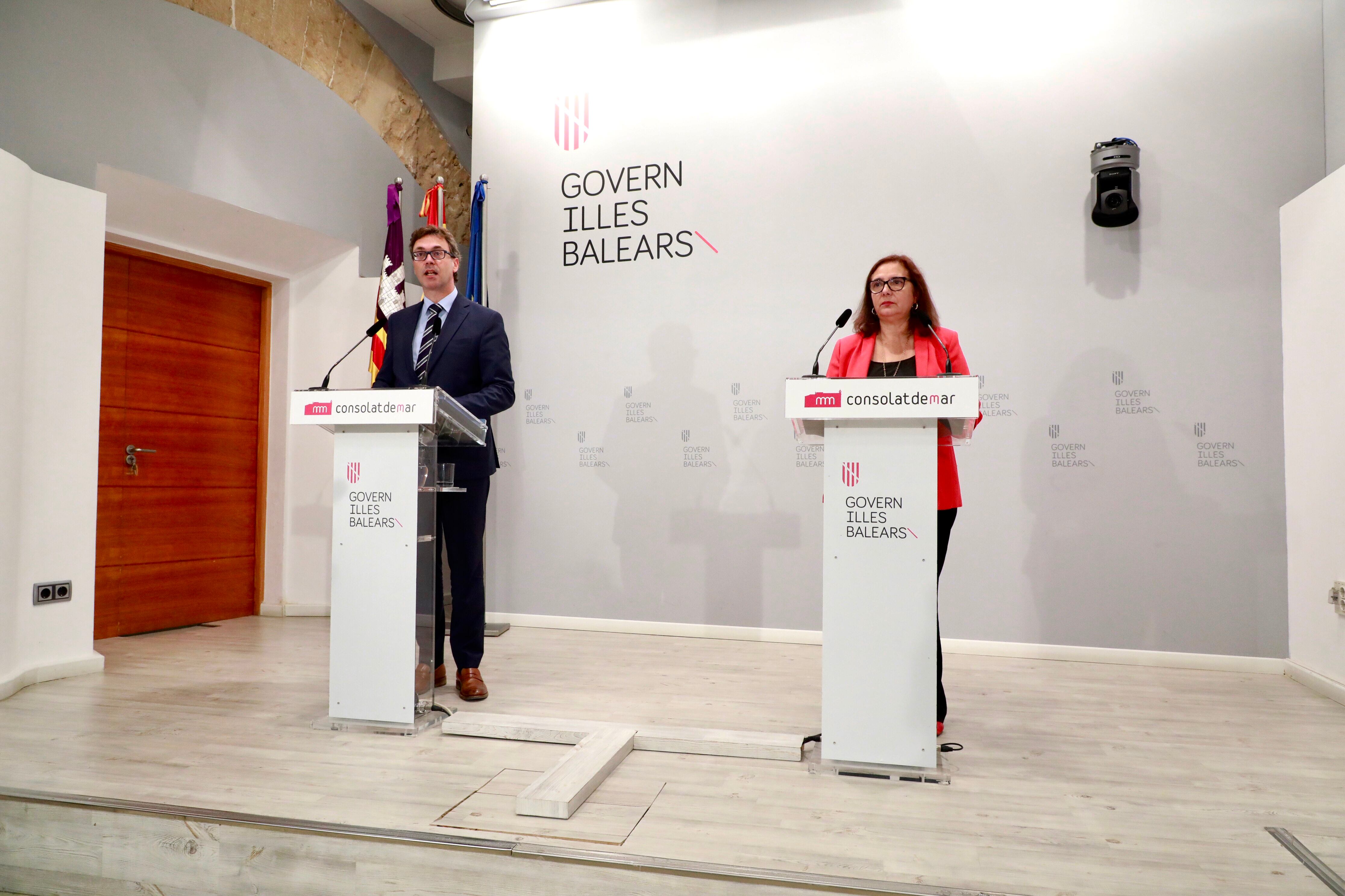 Un momento tras el Consell de Govern