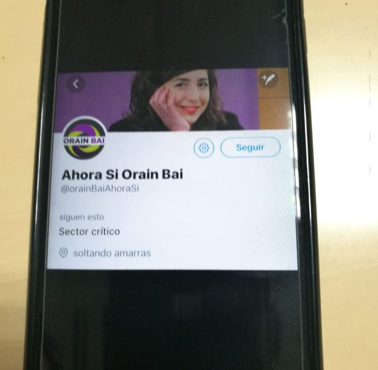 Portada de la cuenta en twitter de Orain Bai