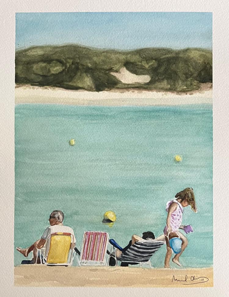 Acuarela de Manuel Olivas