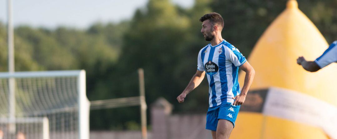 Calavera, durante el primer partido