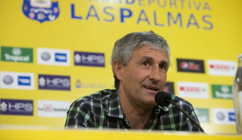 El nuevo entrenador de la UD Las Palmas, Quique Setién