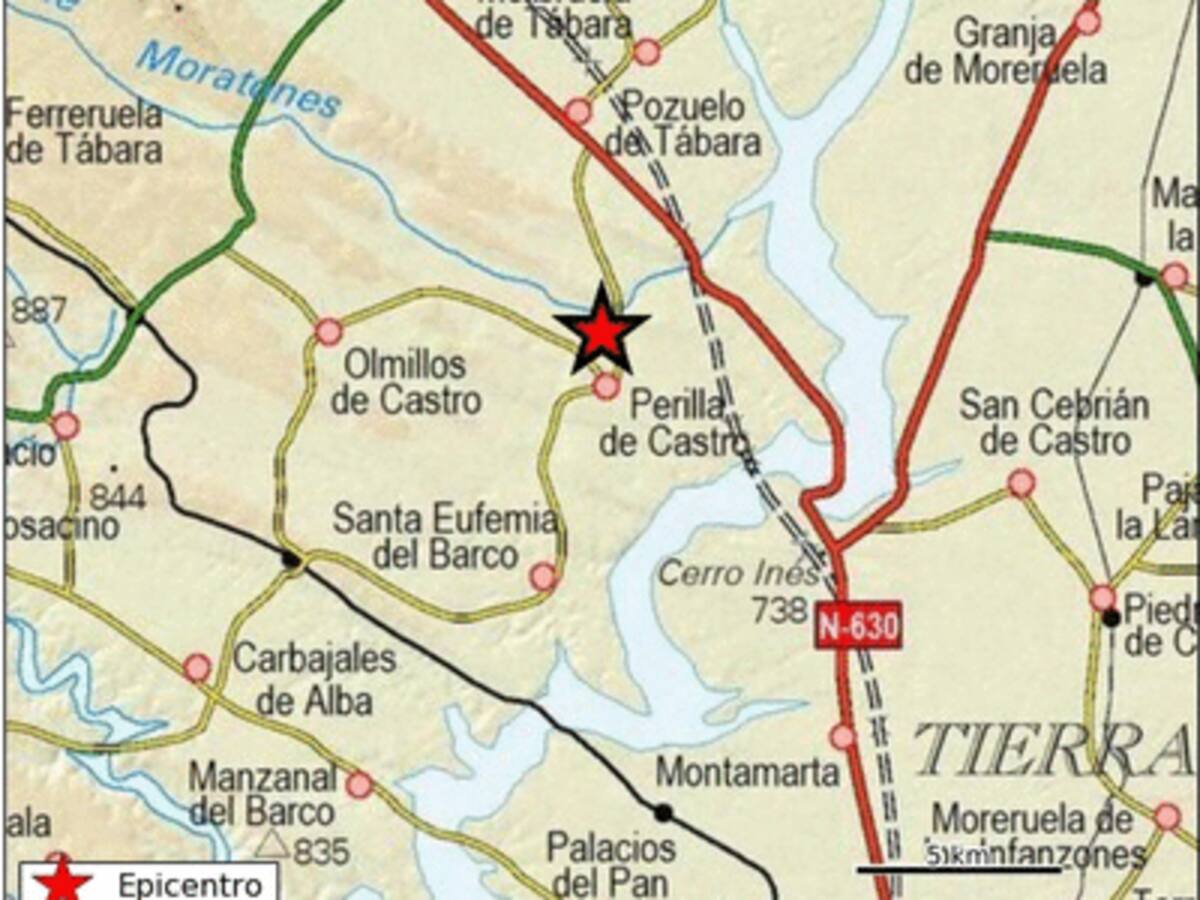 Terremoto de 3,5 grados de magnitud en Perilla de Castro