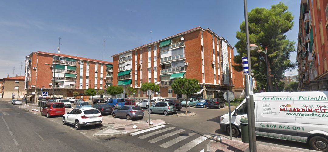 Un aparcamiento en Parla