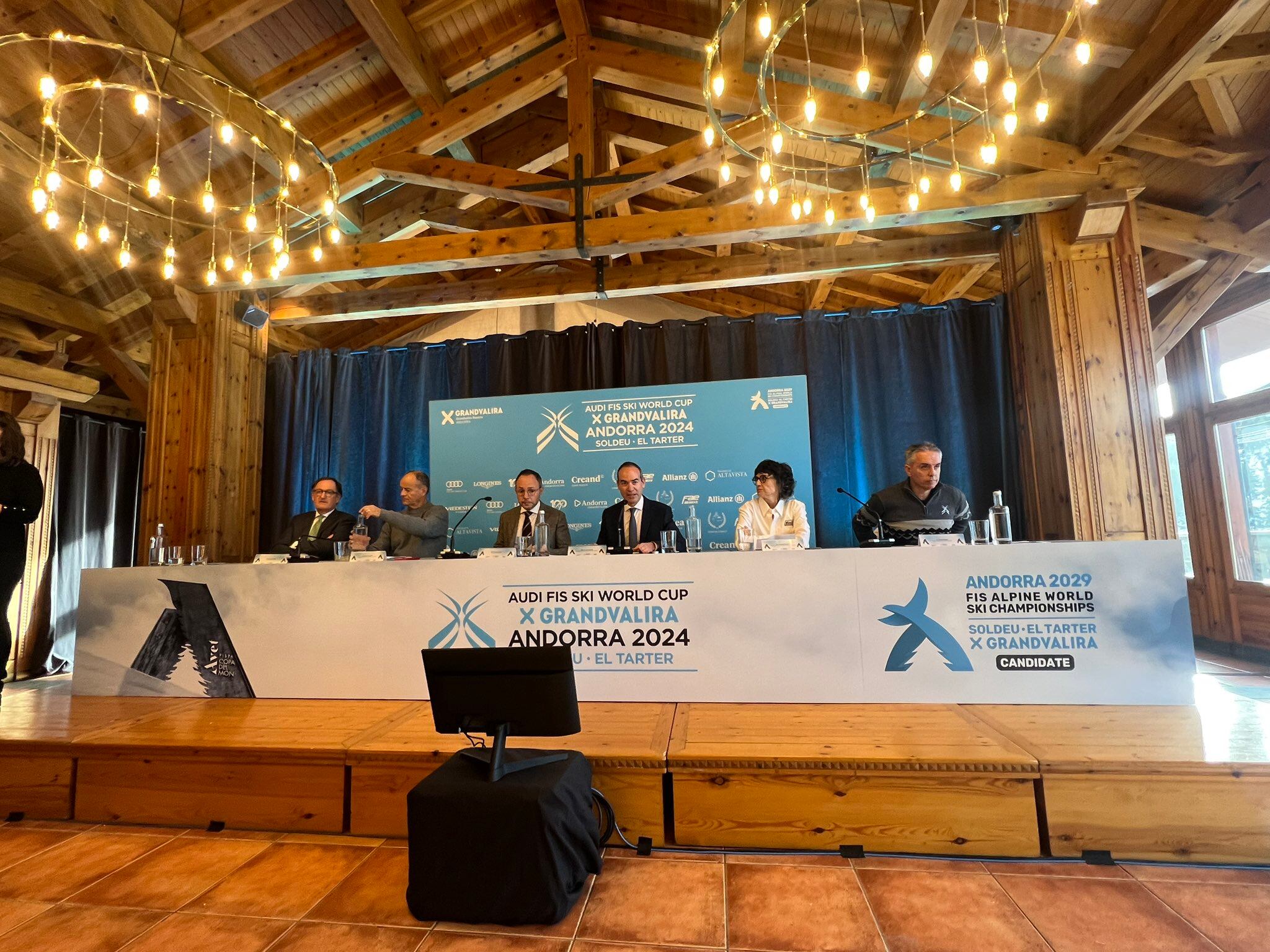 Presentació de la Copa del món femenina d'esquí alpí a Soldeu.