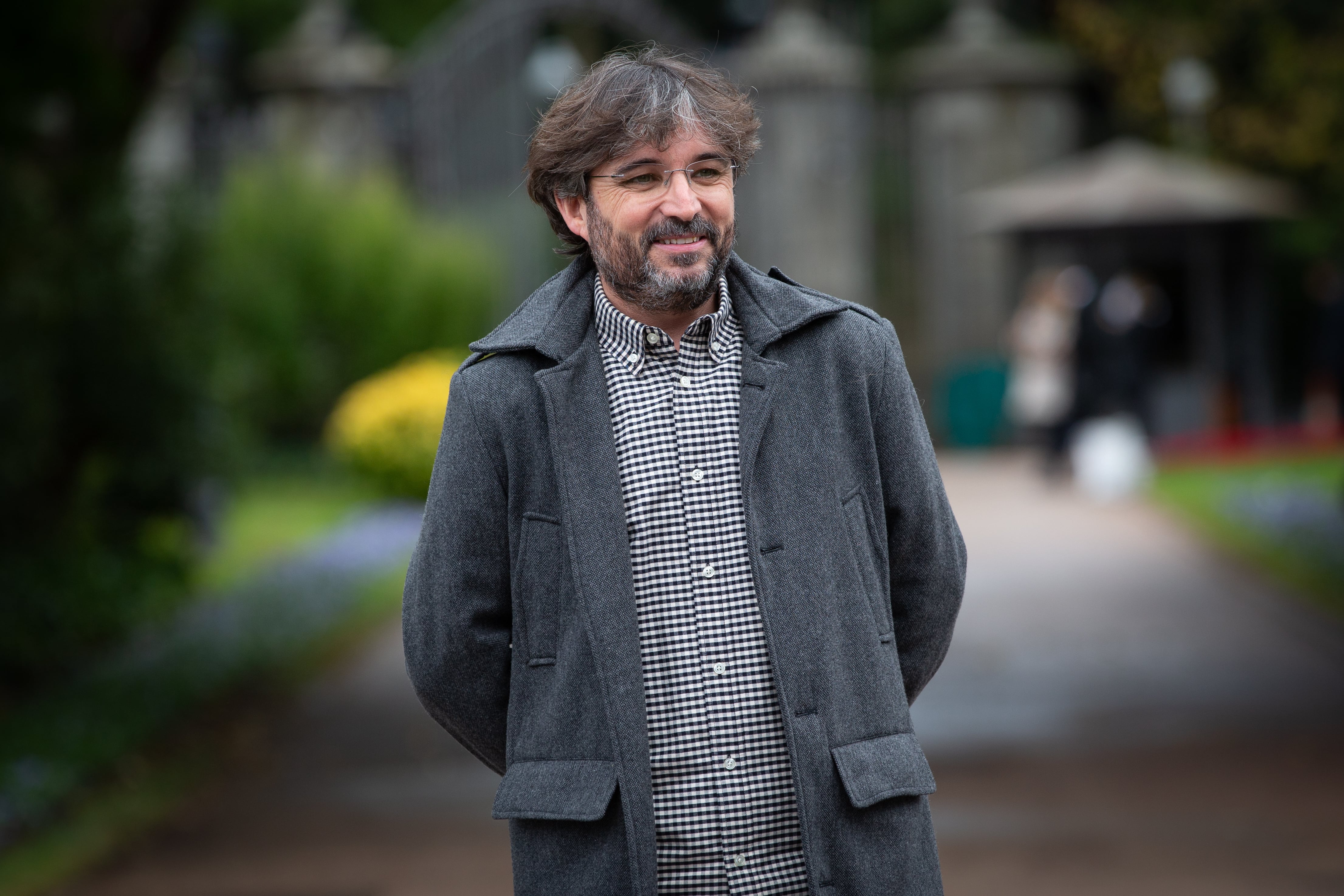 BARCELONA, SPAIN - NOVEMBER 14: The journalist Jordi Evole, is seen posing during the meeting of the winners of the 66 Onda Awards in Albeniz Palace on November 14, 2019 in Barcelona, Spain. (Photo by David Zorrakino /Europa Press via Getty Images)  (Photo by Europa Press News/Europa Press via Getty Images)