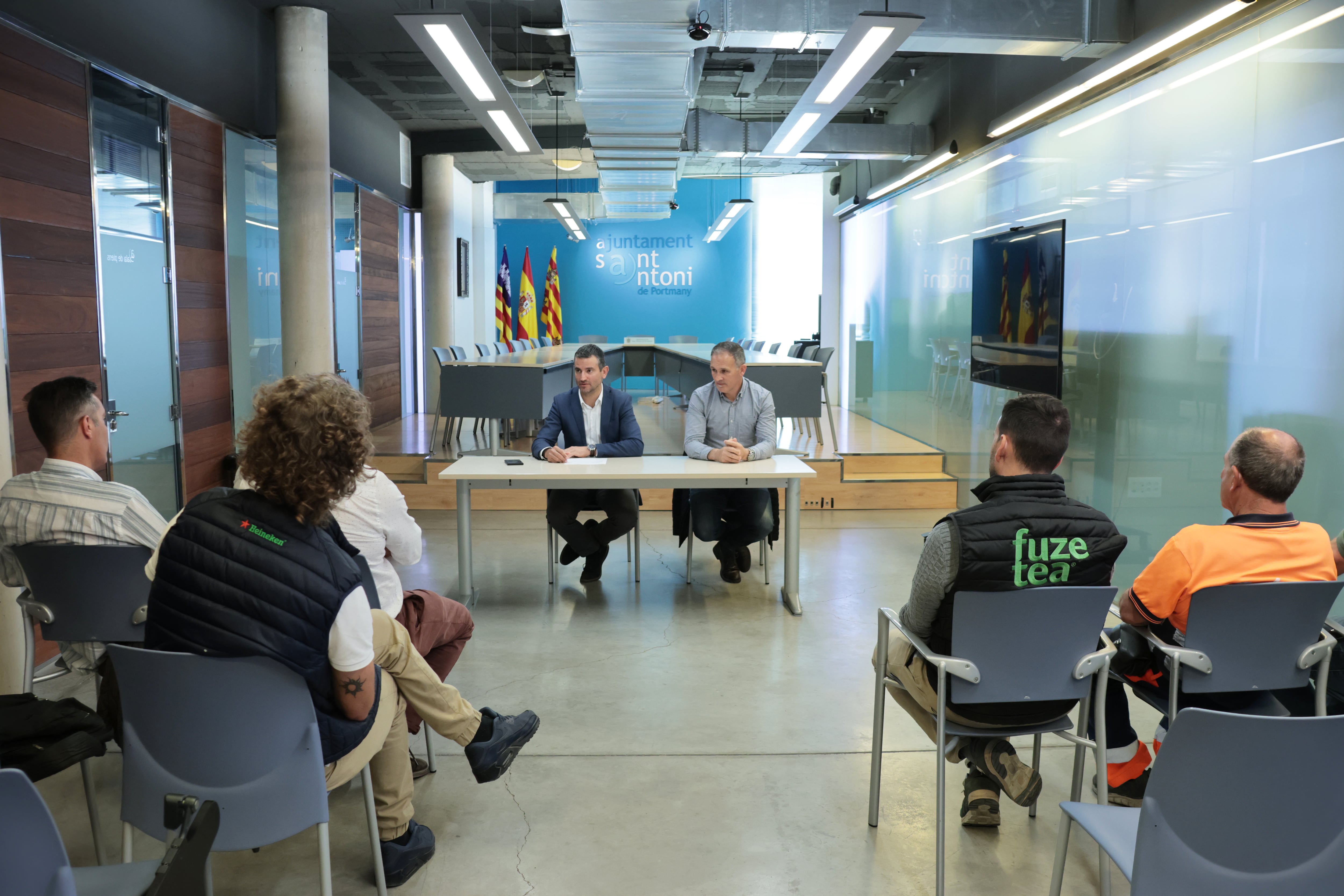 Un momento durante la reunión