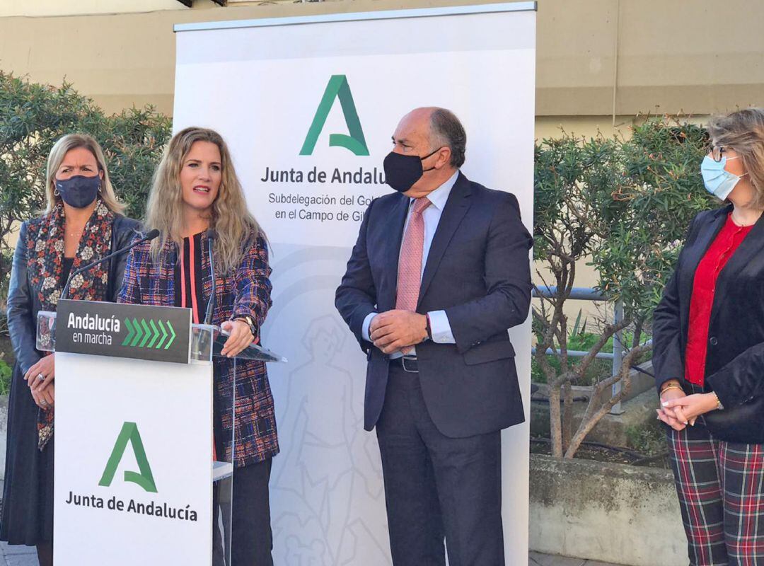 Un momento de la comparecencia.