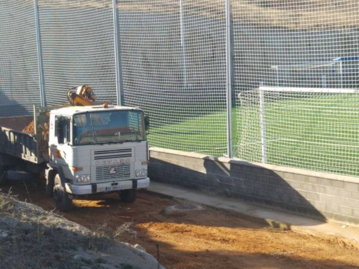 Las obras de los vestuarios en Los Pajaritos podrían acabar en enero