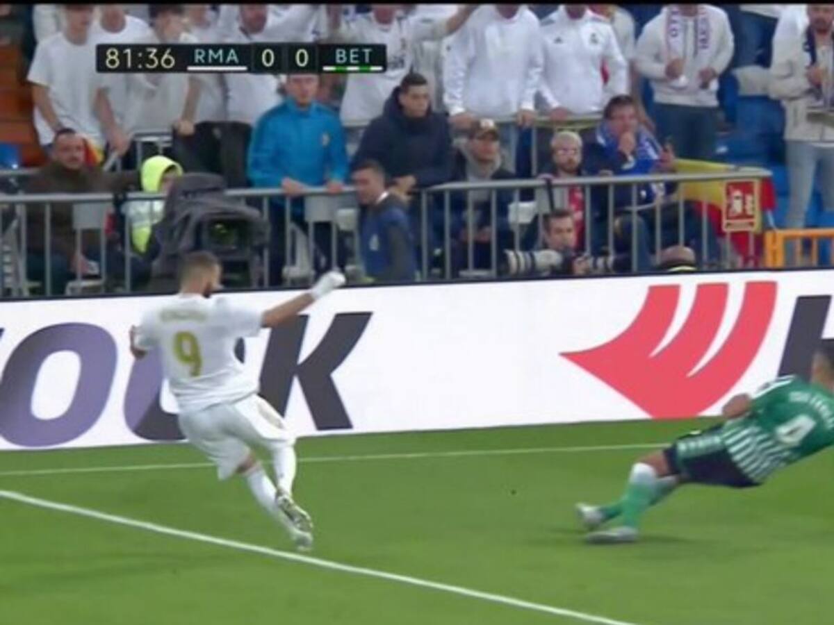 El Real Madrid pidió un penalti por mano en el 81': el VAR decretó que no es