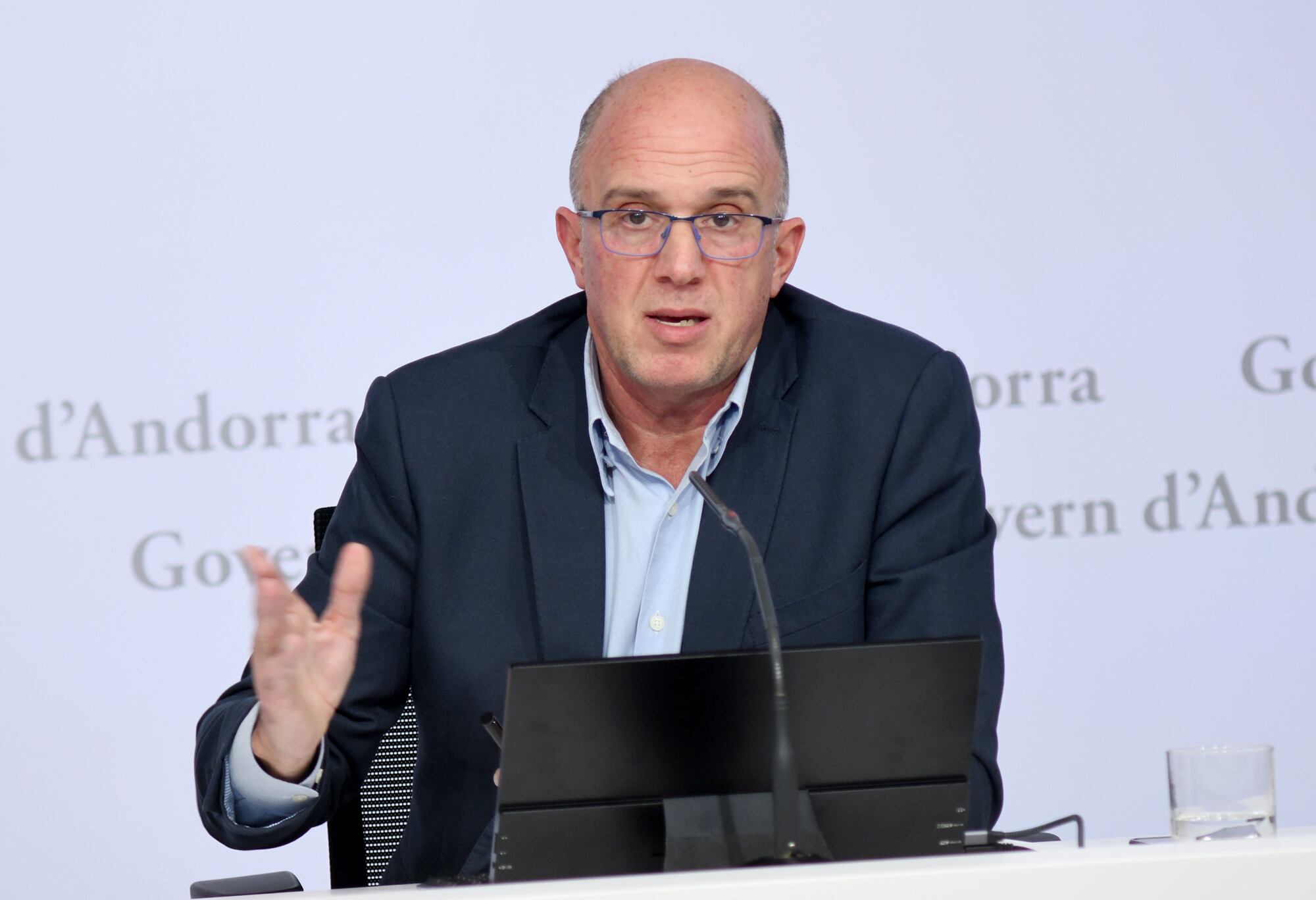 El director del departament d'ensenyament superior, Xavier Campuzano