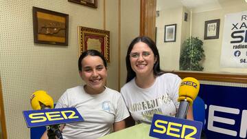 Los momentos previos a la presentación de las Falleras Mayores de Xàtiva