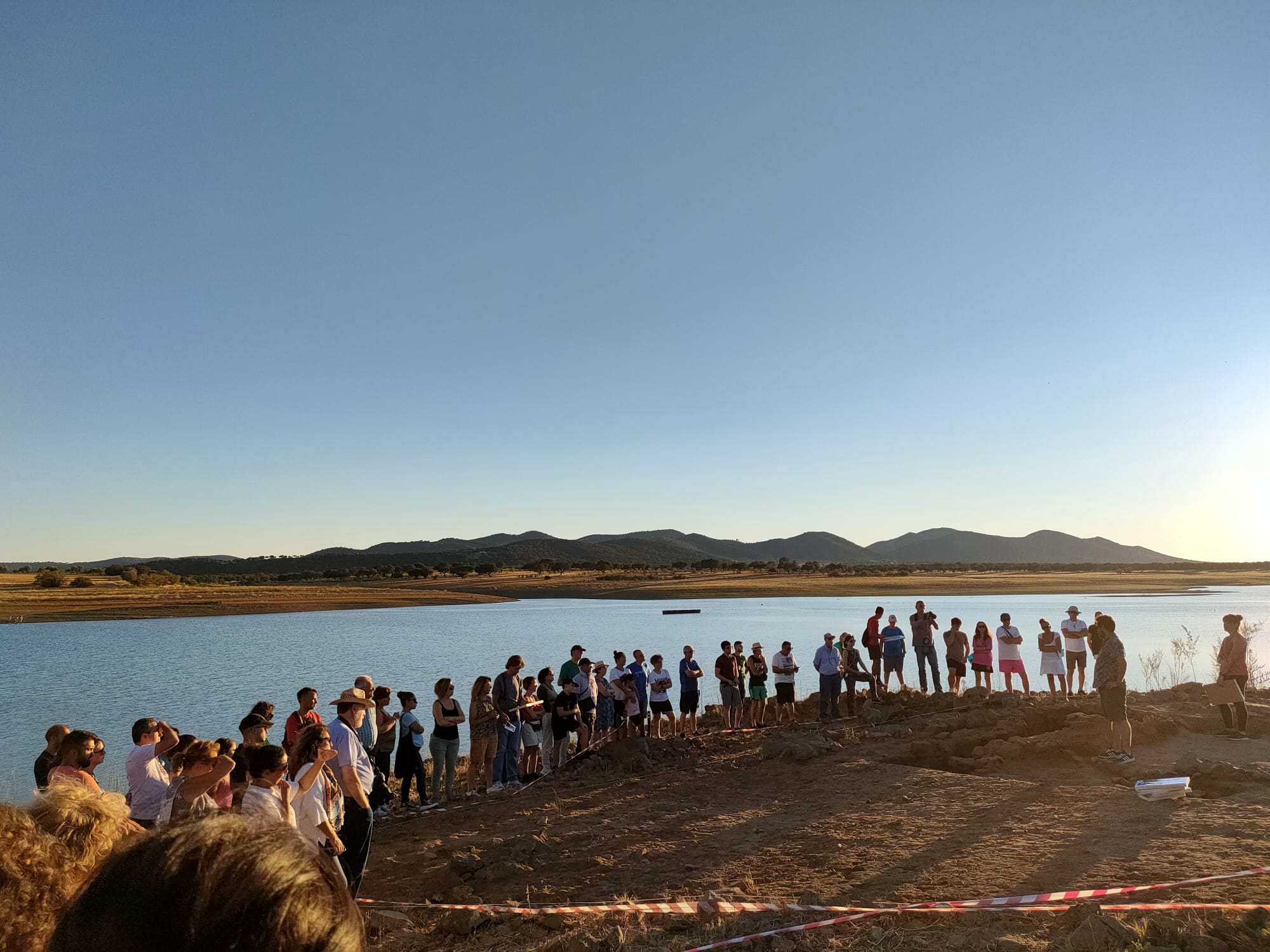 Visita al yacimiento íbero del embalse de Sierra Boyera