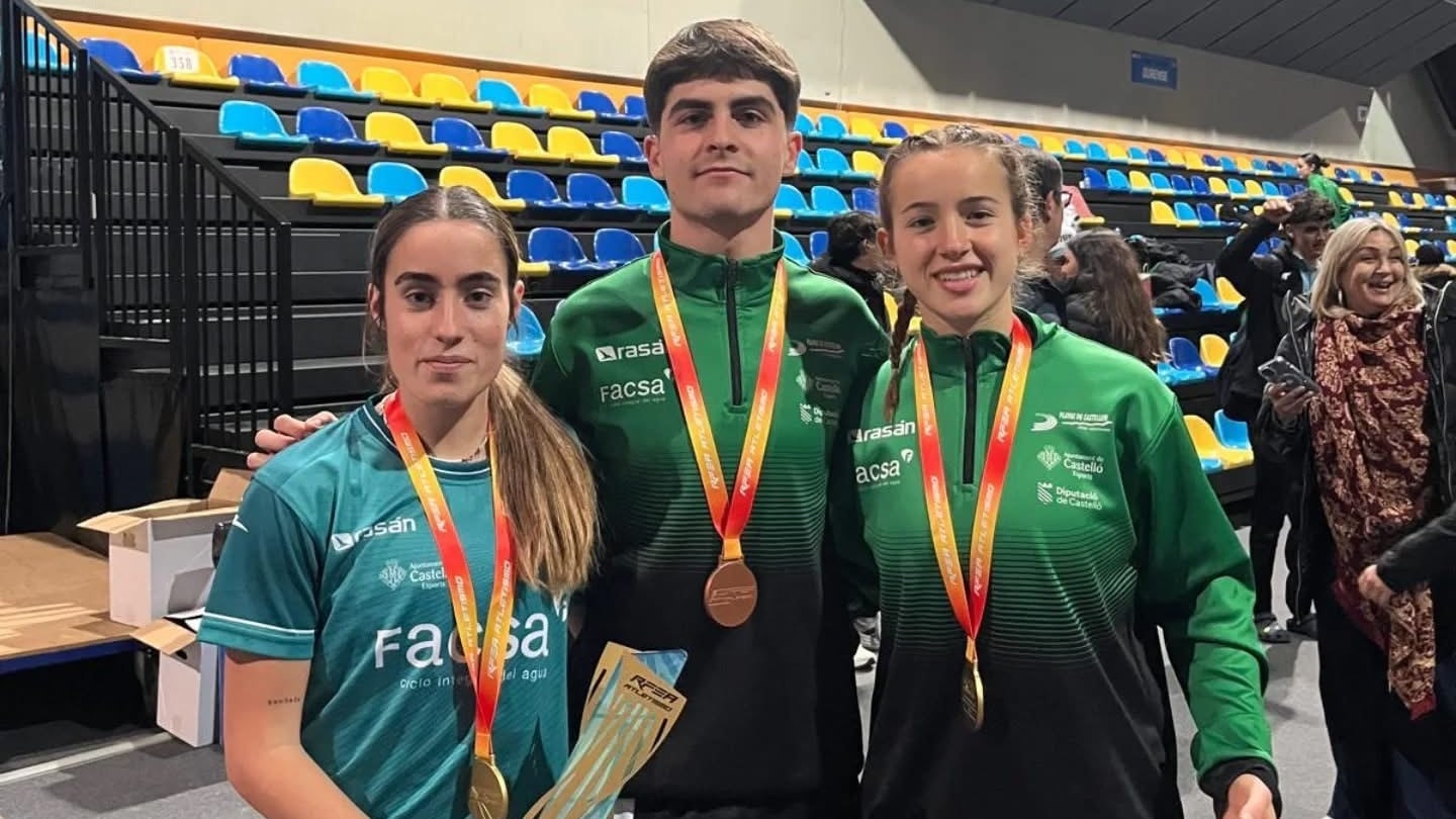 Los tres atletas del Petrer CAPET brillaron con el FACSA Playas de Castellón