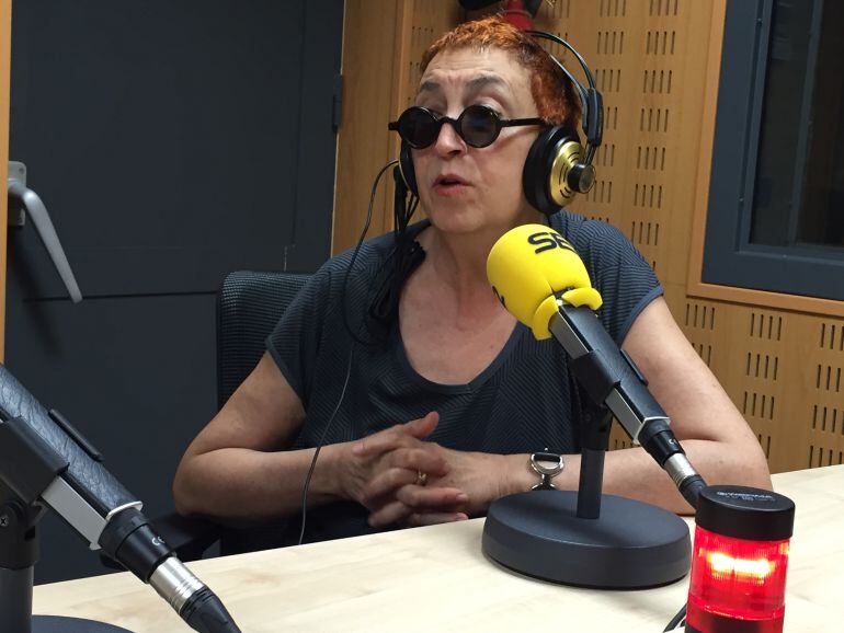 Margarita Torrione responsable de la excavación de Dessobriga