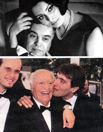 Carlo Ponti y Sofía Loren