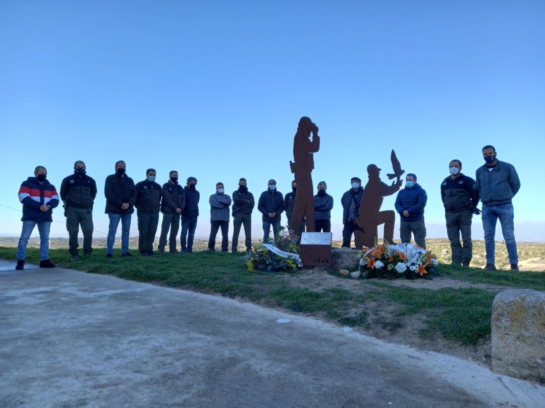 Ofrena foral avui de ASPARC i CCOO, a Mas de Melons en record de Xavier Ribes i David Iglesias assassinats a trets el 21 de gener del 2017