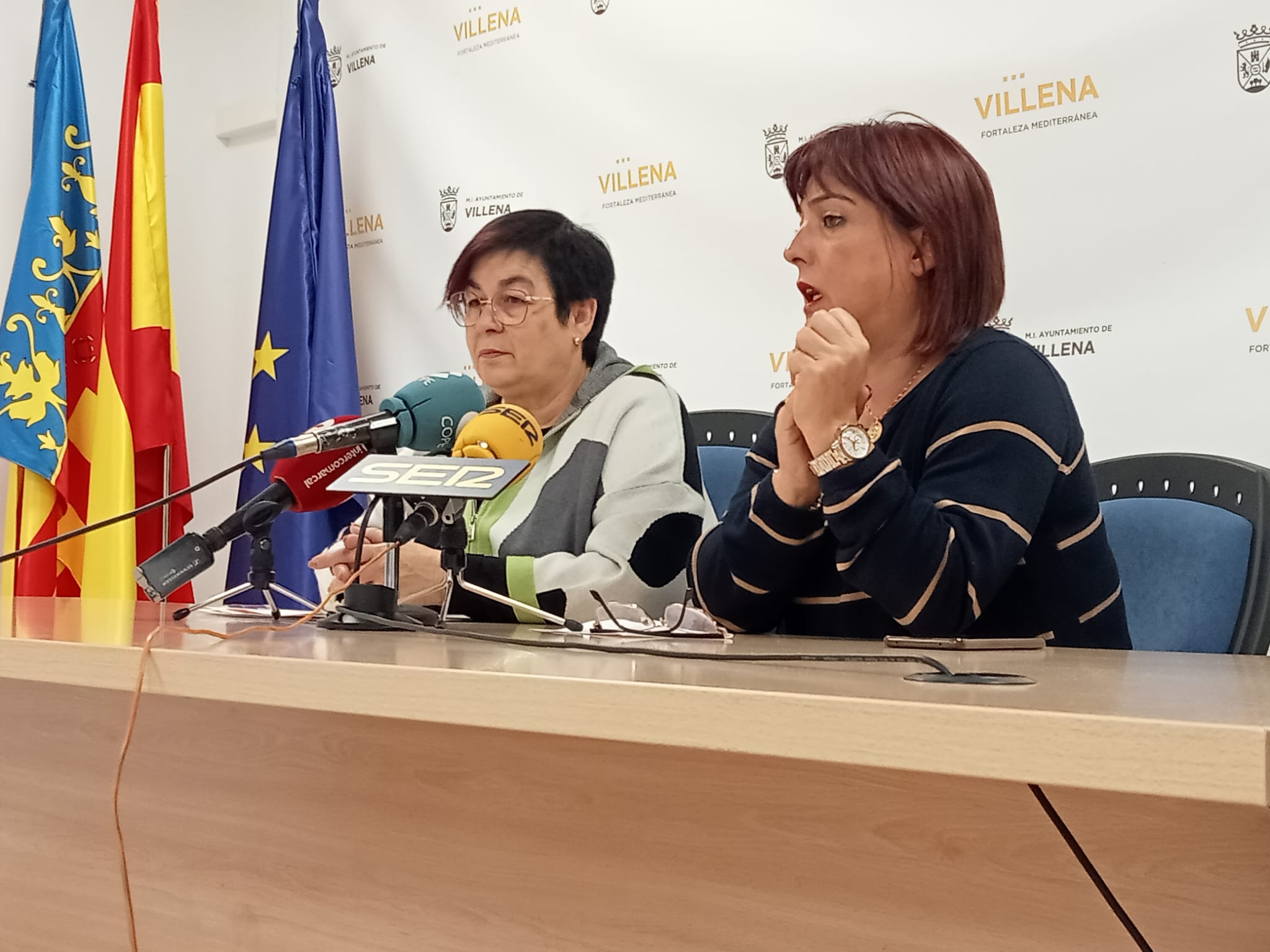 Las concejalas de turismo y educación