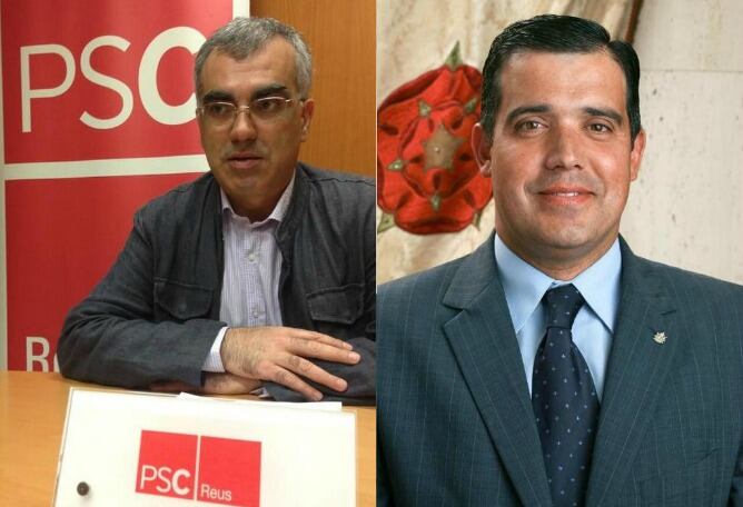 Andreu Martín, del PSC i Jordi Cervera, d&#039;ARA Reus