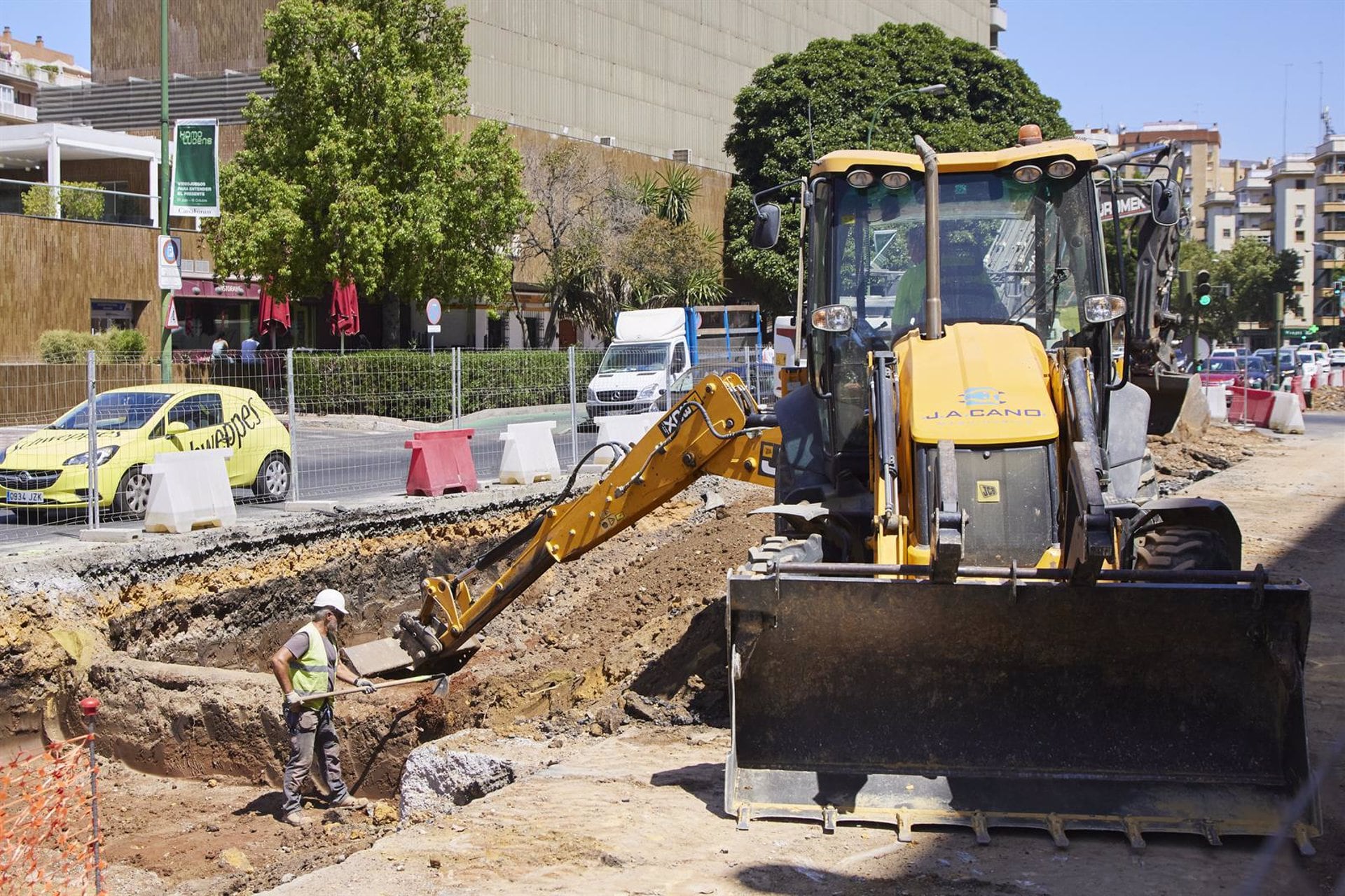 Imagen de obras en Sevilla - Joaquín Corchero/EP