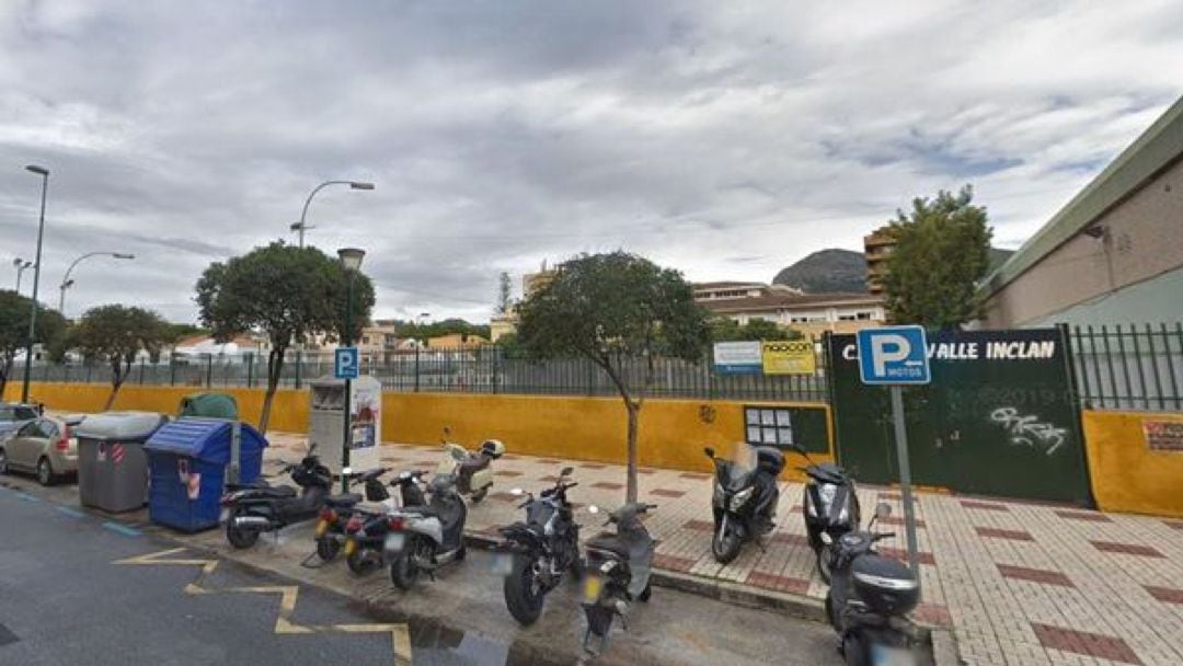 Ubicación del futuro aparcamiento municipal Pio Baroja en El Palo (Málaga)