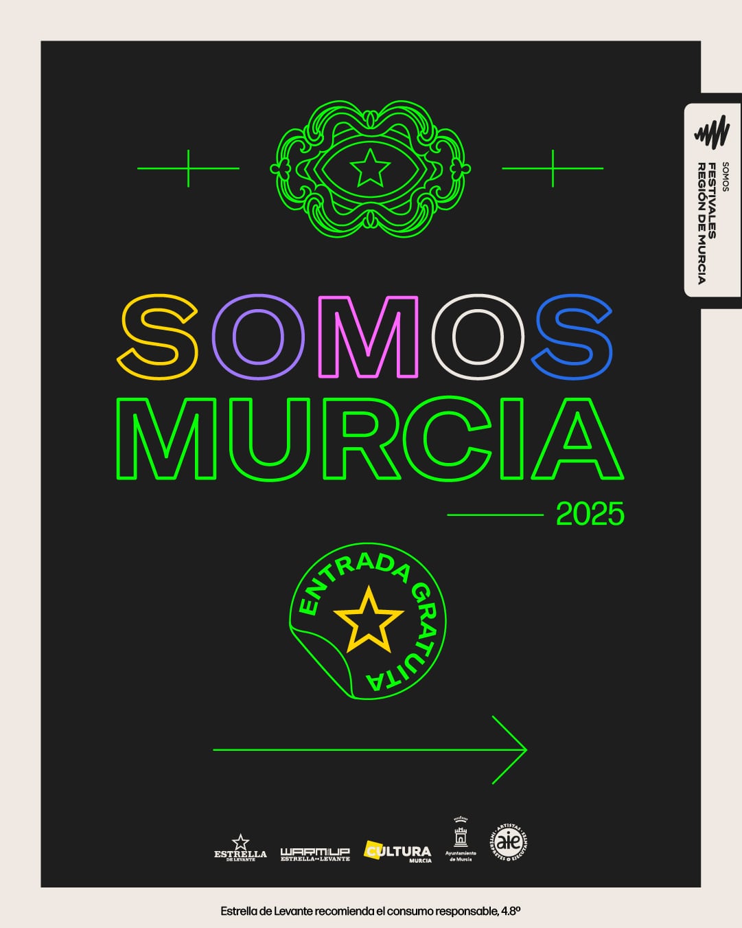 Cartel del Festival Somos Murcia 2025