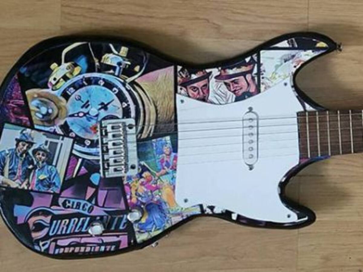 Guitarras que nacen de palés de madera