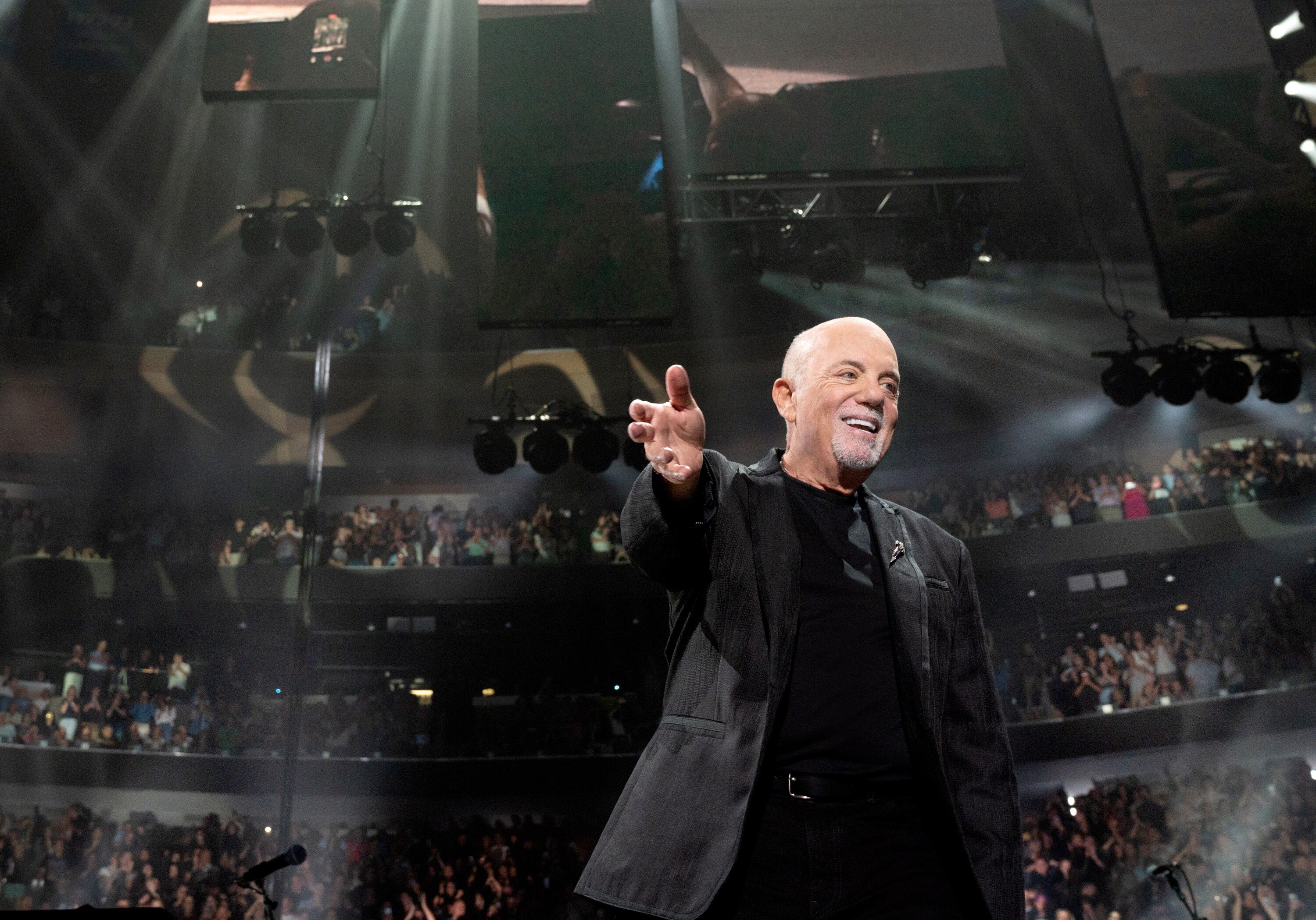 Billy Joel en su concierto número 150 en el Madison Square Garden el 25 de julio de 2024 en Nueva York. Myrna M. Suarez/Getty Images.