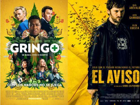 Carteles de &quot;Gringo&quot; y &quot;El aviso&quot;