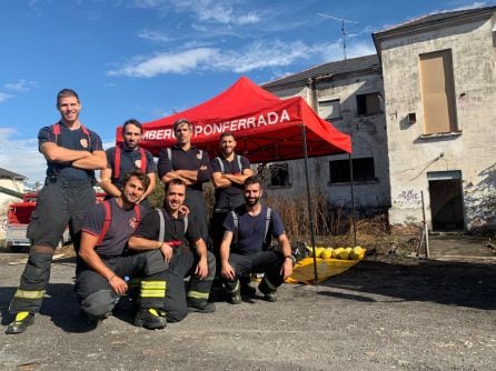 Los siete profesionales que se acaban de incorporar a la plantilla del parque de Ponferrada