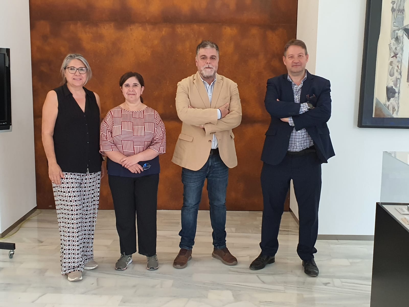 Visita de técnicos del Museo del Prado al Museo de Villena