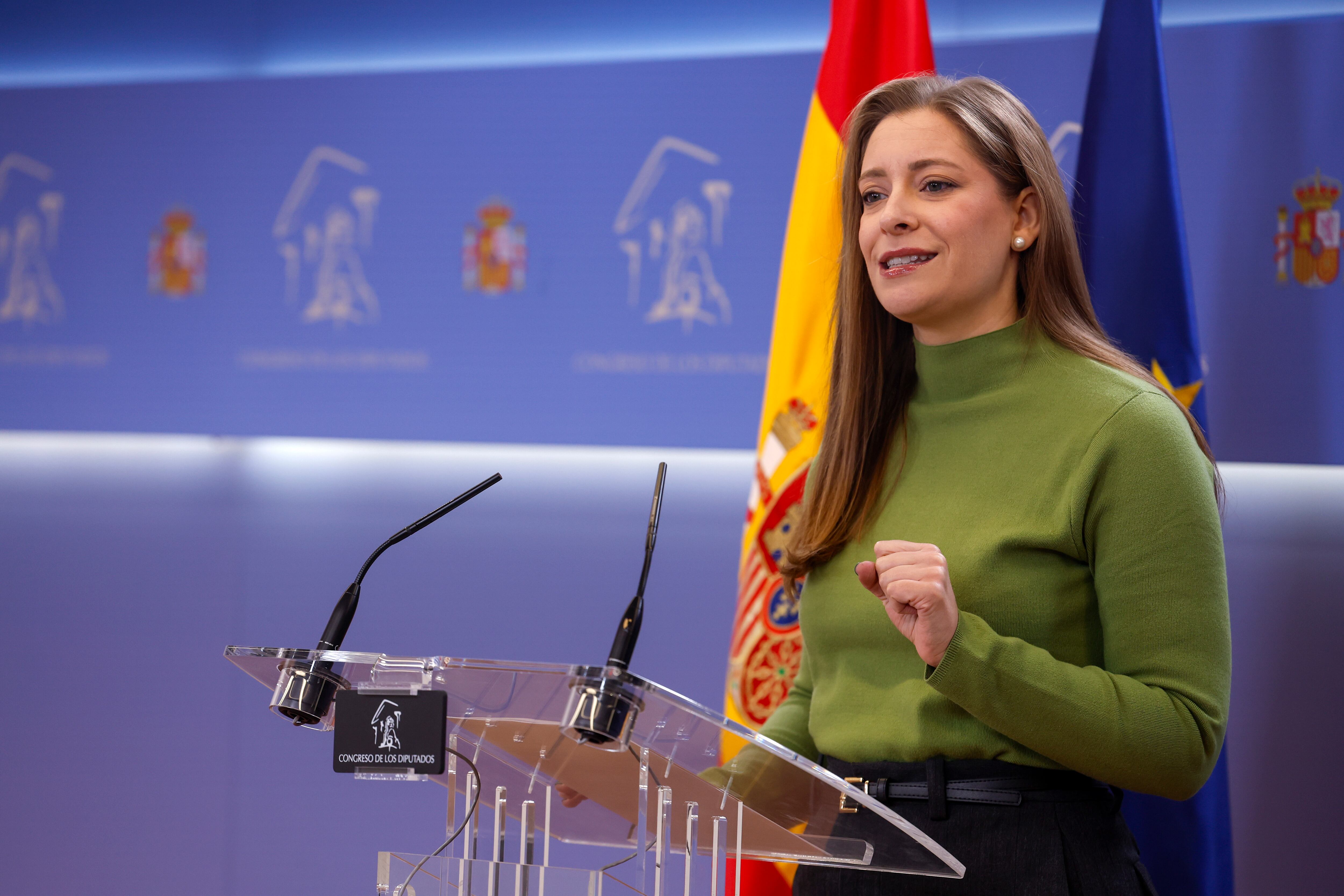 La portavoz del Grupo Parlamentario Popular en el Congreso de los Diputados, Ester Muñoz.