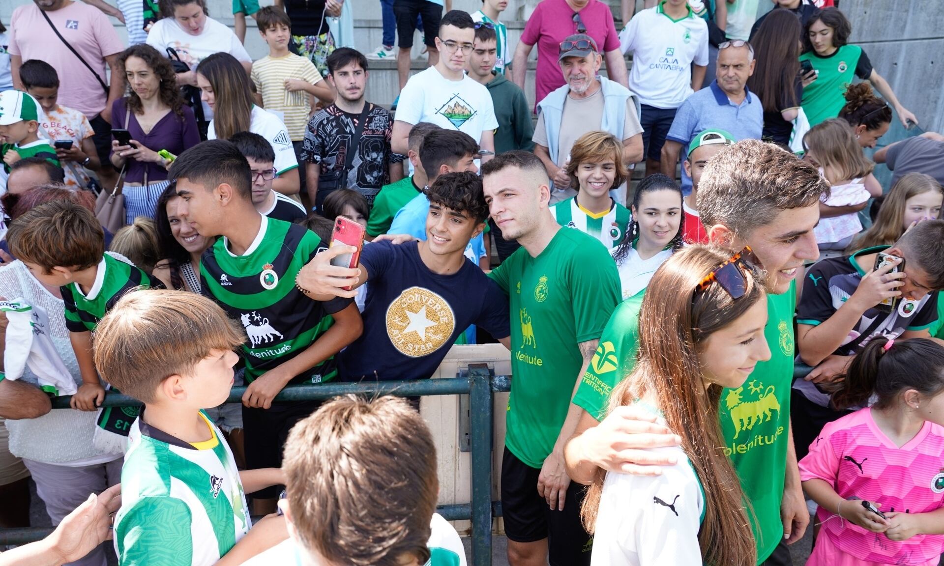 Entrenamiento Racing de Santander con público