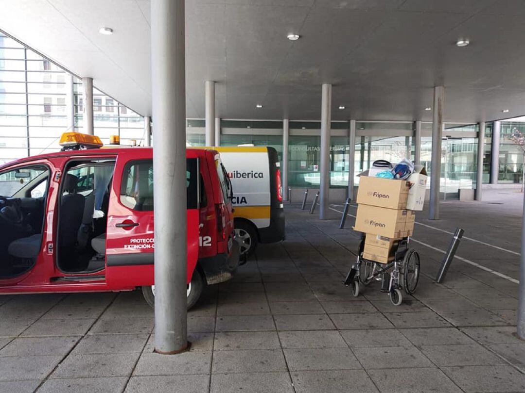 Imagen de donaciones realizadas por las gentes de Ampudia (Palencia)