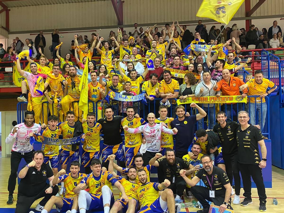 Aranda se juega el ascenso a ASOBAL en Burgos: "Esta fase es un sueño"