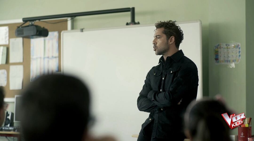 David Bisbal, profesor de música en un colegio