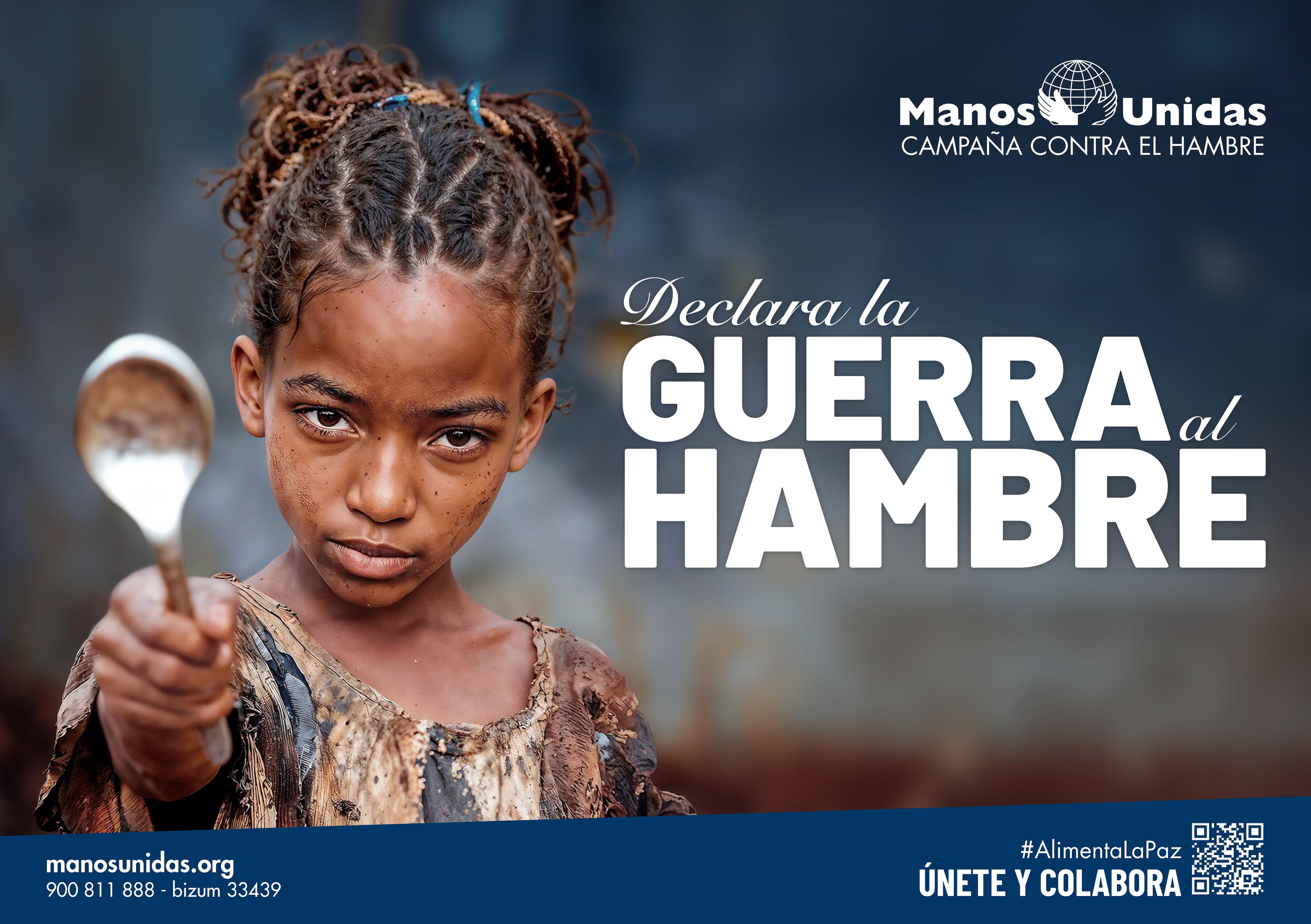Cartel de la nueva campaña contra el hambre de Manos Unidas