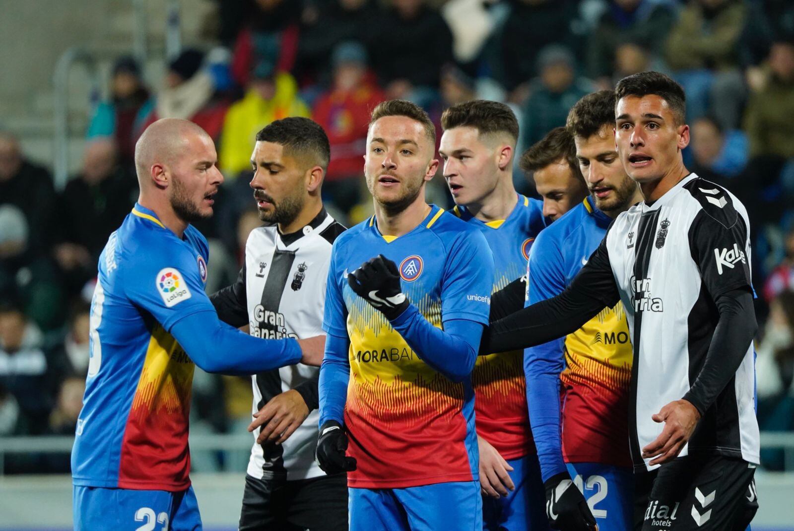 Final del partit entre l&#039;FC Andorra i Las Palmas al Nacional.