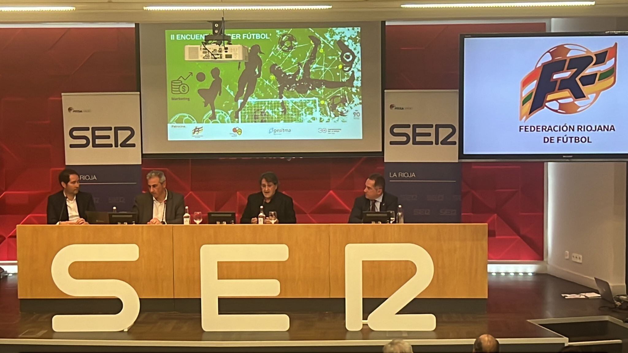 Raúl Ruiz en los II Encuentros SER Fútbol