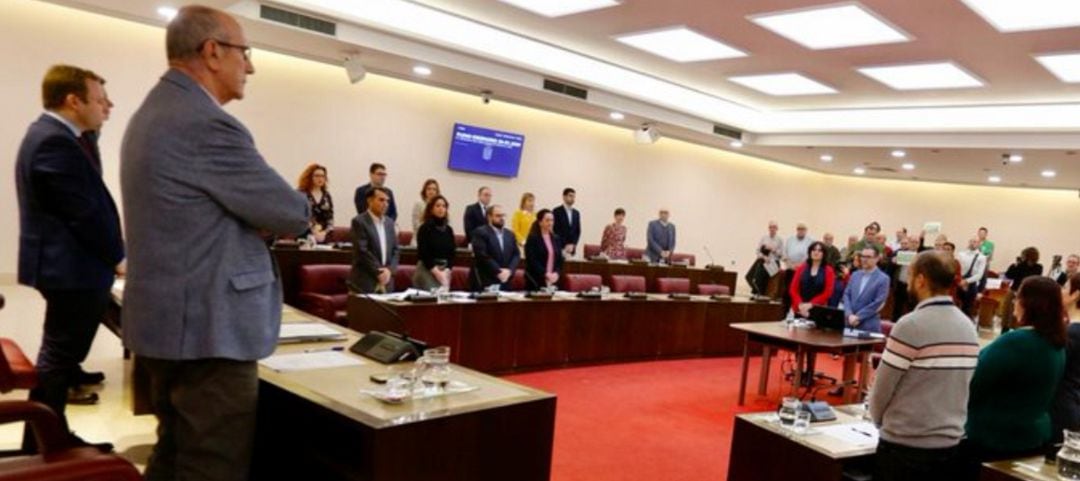 El pleno ha guardado un minuto de silencio por las últimas muertes de mujeres por violencia machista