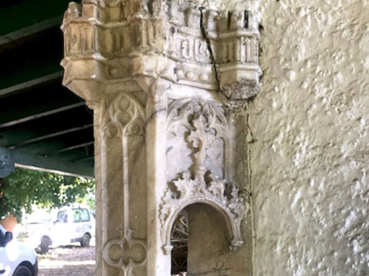 Descubierto un torreón del sepulcro de Alonso Carrillo de Acuña ubicado en Alcalá de Henares