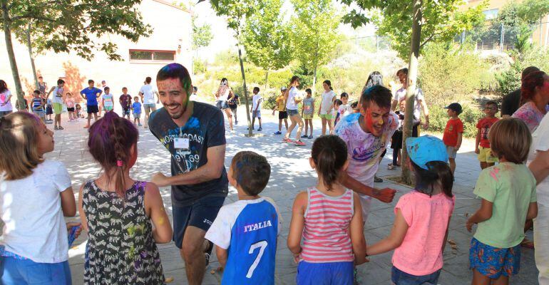 Colonia urbana en un colegio público de Alcobendas