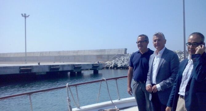 El presidente de la Autoridad Portuaria, Paulino Plata