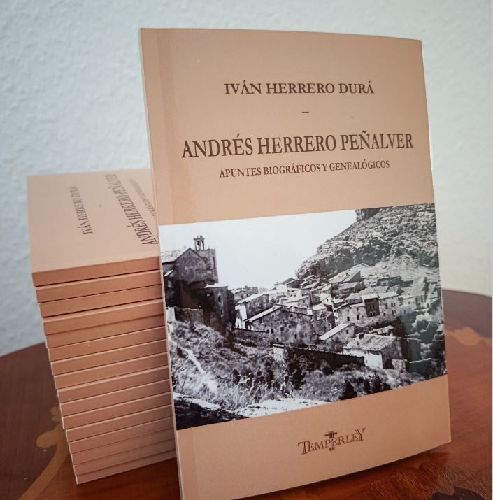 El gandiense Iván Herrero publica la vida de su tatarauelo “Andrés Herrero Peñalver. Apuntes biográficos y genealógicos”