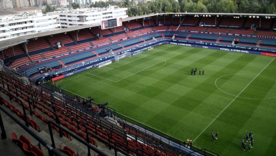 El estadio El Sadar antes de la reforma